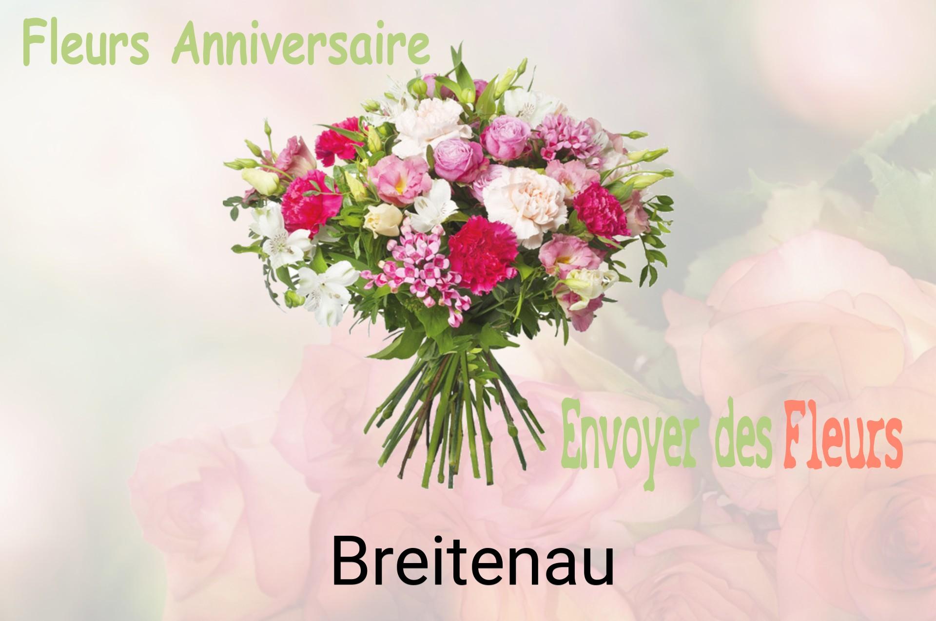 Bouquet de fleurs d’anniversaire livré à Breitenau