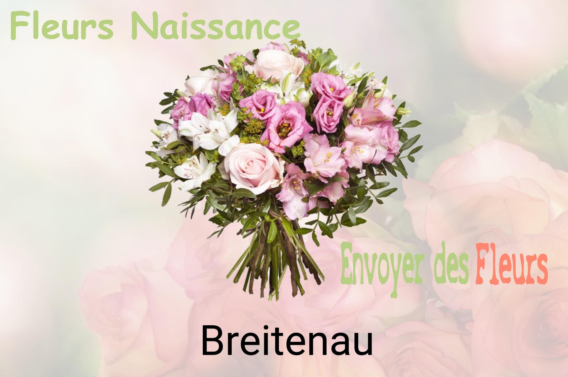Bouquet de fleurs de naissance livré à Breitenau